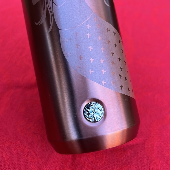 New Starbucks Rose Gold Siren Embossed Insulated Grande 16oz Coffee Tumbler - Picture 4 of 16